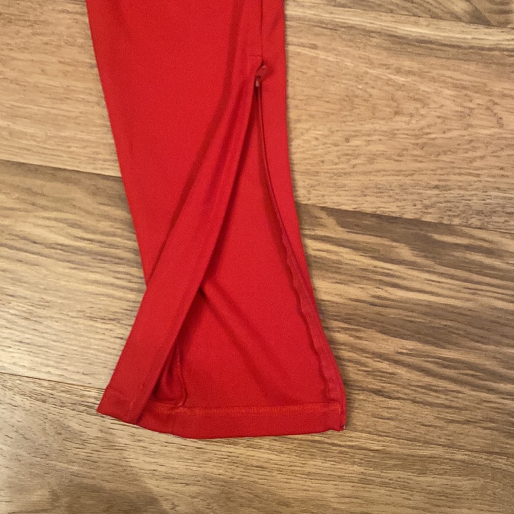 Red addidas joggers - Picture 5 of 6